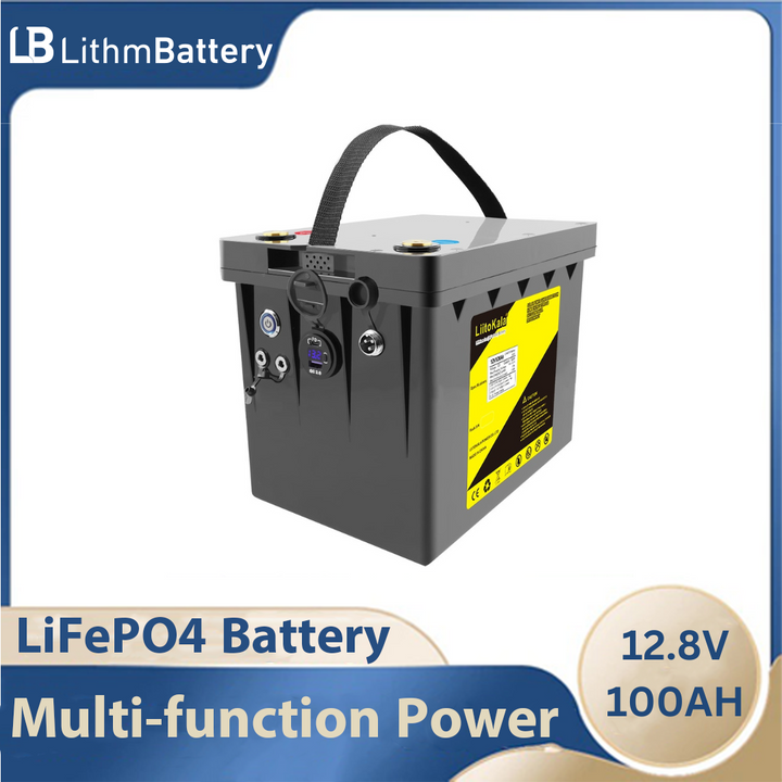 12V 100Ah 120Ah LiFePO4 Battery 12.8V Power For RV
