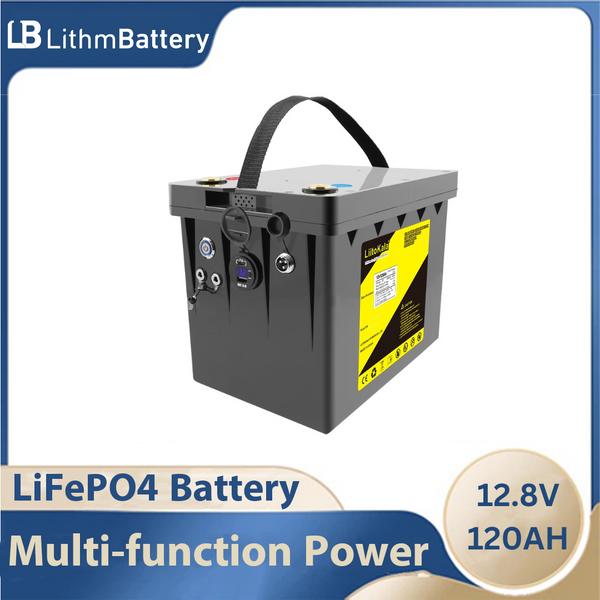 12V 120Ah LiFePO4 Battery 12.8V Power For RV Campers Golf
