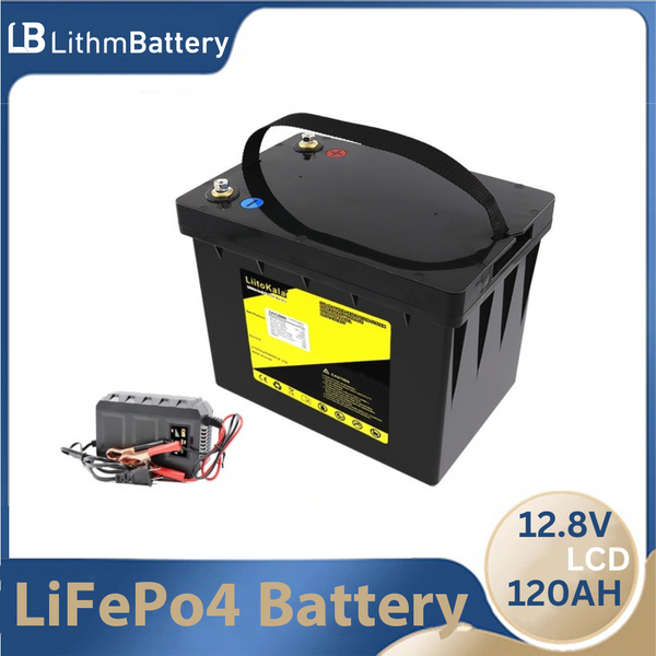 12V 120Ah LiFePO4 12.8V Power Battery 4000