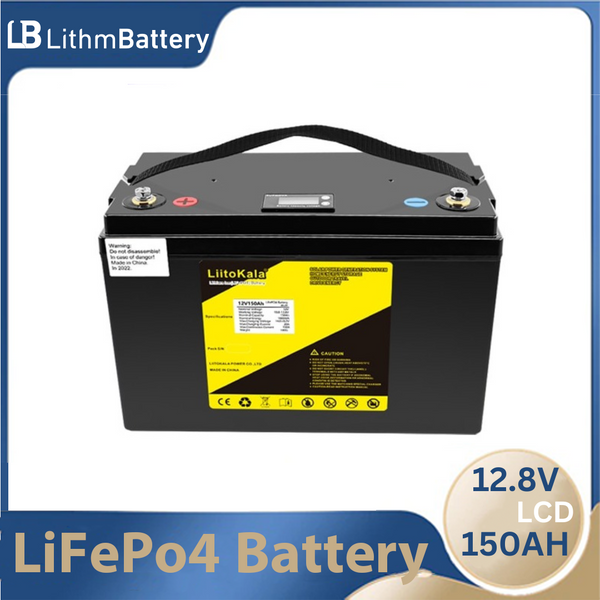 12V 150Ah Lifepo4 Cells Pack 12.8V 150AH LCD Phosphate Battery