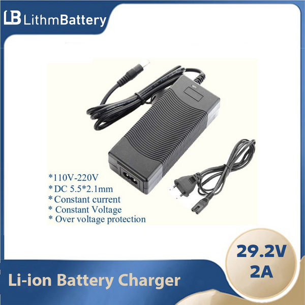 24V 8S 29.2V 2A 29.2V 2A LiFePO4 Battery Charger RCA 8S 24V