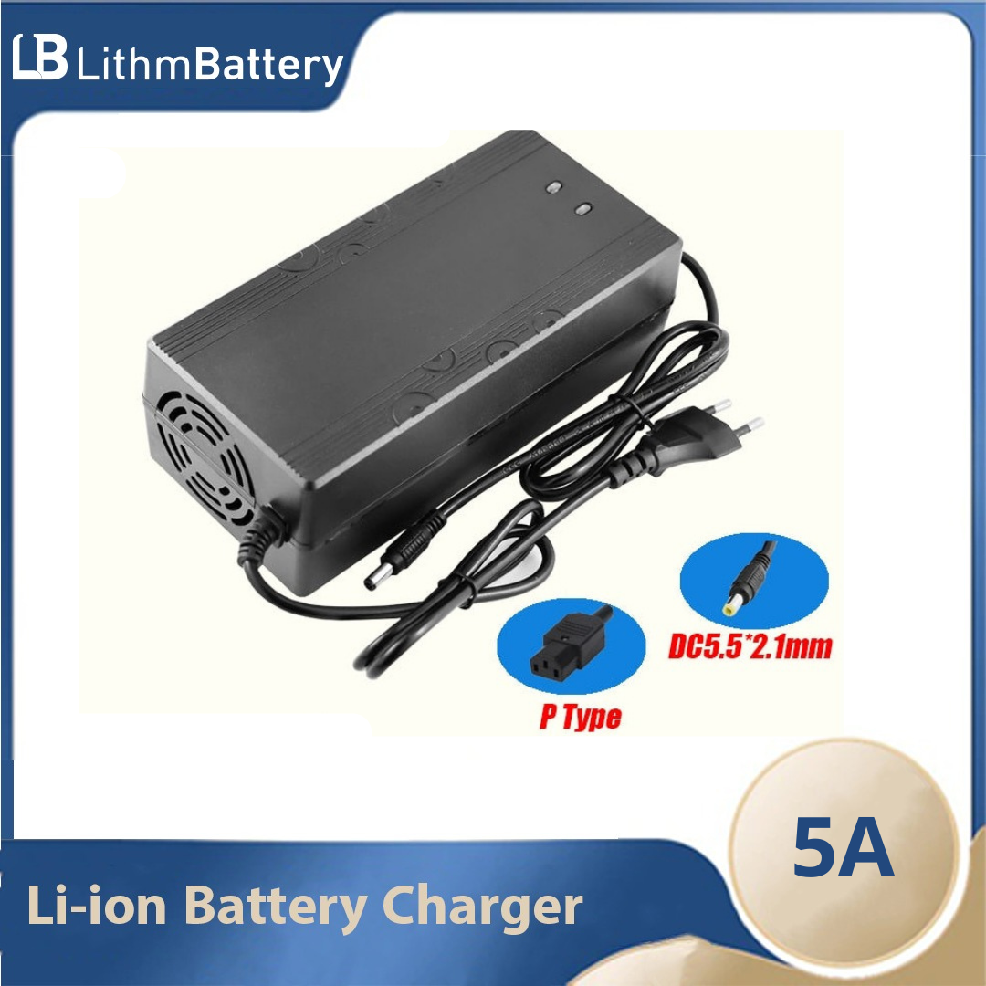 42V/54.6V/67.2V/84V 5A Battery Charger 10S 13S 16S Li-ion Battery Pack  Charger