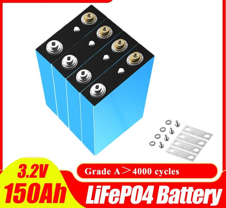 battery 6C discharge DIY 12V 24V Electric 16PCS 3.2V 150Ah lifepo4 