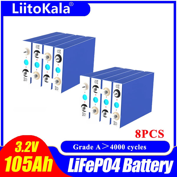  Batteryhigh drain diy 12V 24V 8pcs 3.2V 105Ah 100Ah LiFePO4