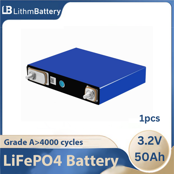  LiFePO4 Rechargeable Phosphate Batteries Cell 1PCS 3.2V 50Ah