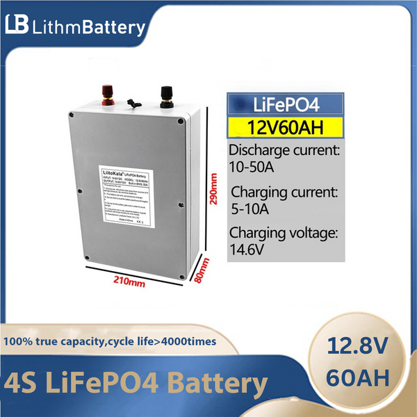 12v 60ah lifepo4 battery pack 12.8v 12v 60ah