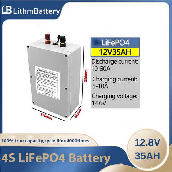 12V 30Ah 35Ah With BMS Lifepo4 Lithium Battery