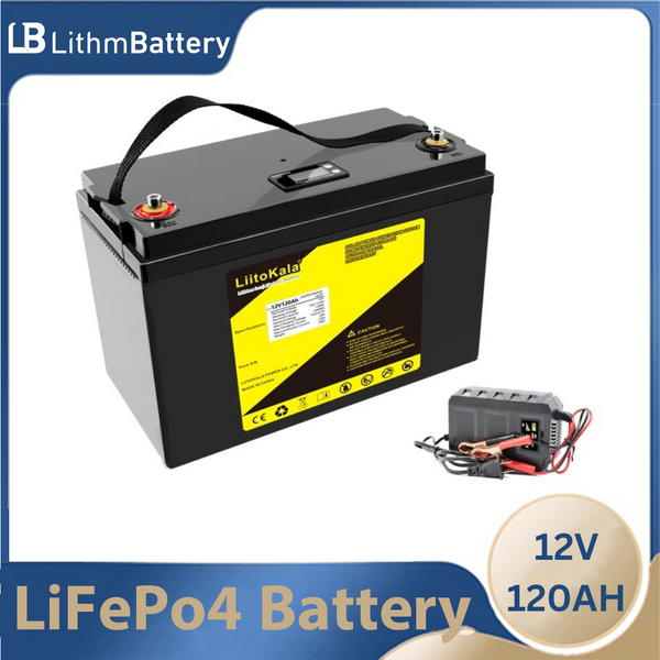 12V 100Ah 120Ah LiFePO4 Battery 12.8V Power Batteries 4000Cycles