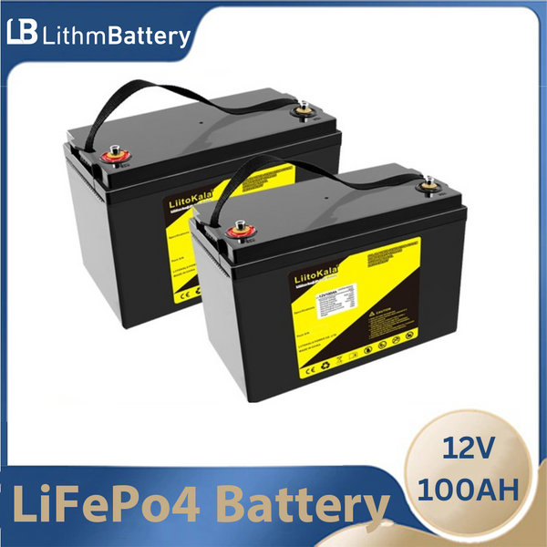 12V 100Ah 120AH LiFePO4 Battery 12.8V 4000 Cycles For RV