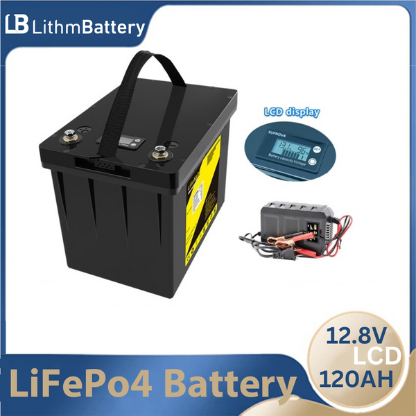 12v 120ah Capacity lifepo4 12.8V battery pack RV