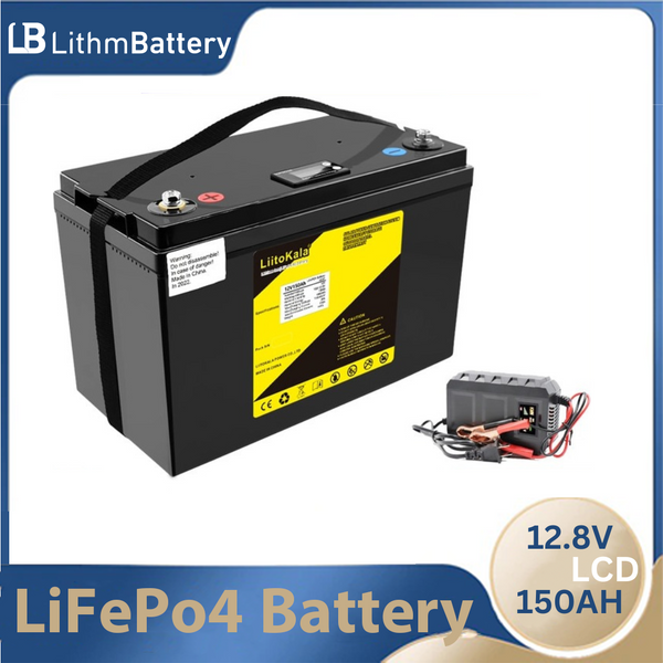 12.8v 150AH lifepo4 battery with LCD display 12V 150Ah 14.6V20A