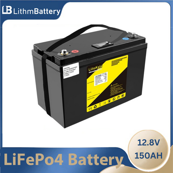 Lifepo4 12.8V 12V 150AH lifepo4 battery 100A BMS 1200W 14.6V20A