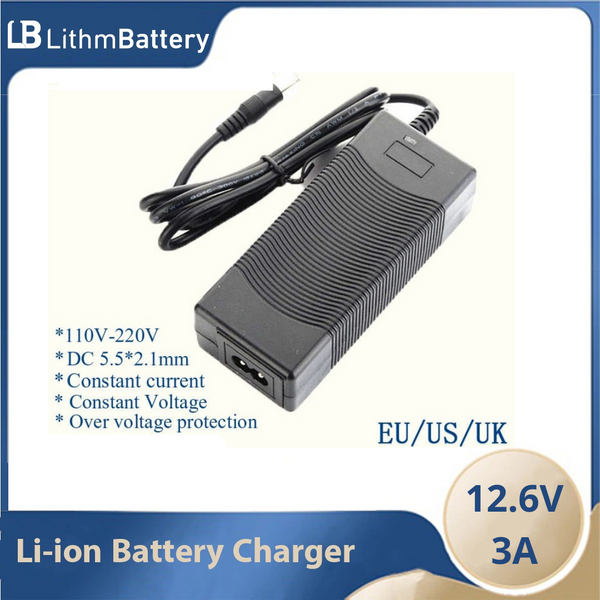 3S 12.6V 3A 12V Battery batterites Charger AC 100-240V