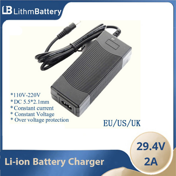 29.4V 2A 7S electric battery charger 24V 2A