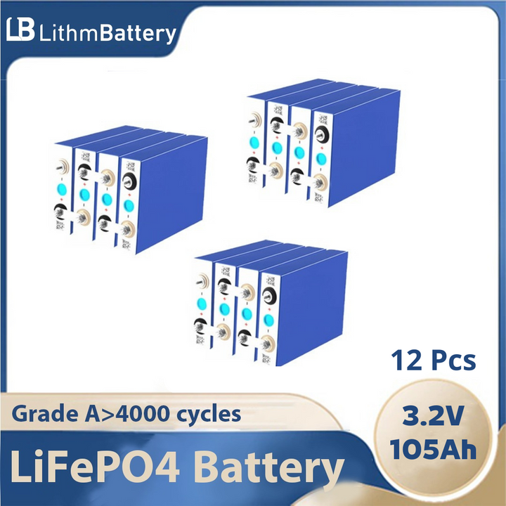 12pcs 3.2V 105ah LiFePO4 battery pack 36V100Ah Motorcycle Electric