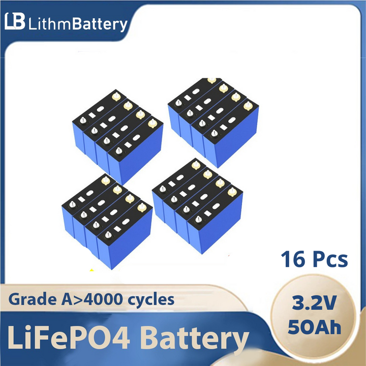 16pcs A 3.2V 90Ah Battery CELL NEW for DIY 12V 24V 48V RV