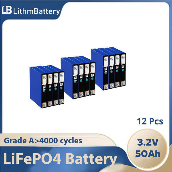  LifePo4 battery 150A 3C 12V 24V solar Inverter electric 3.2v 50Ah