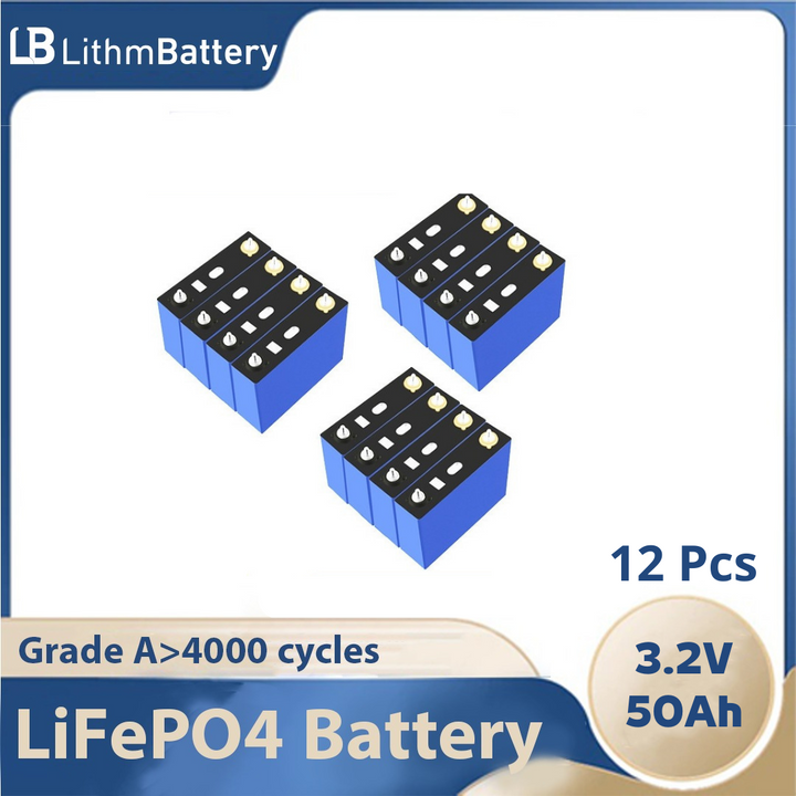 12pcs 3.2V 90Ah battery pack 12V 36V 3C 90000mAh  Electric batteries