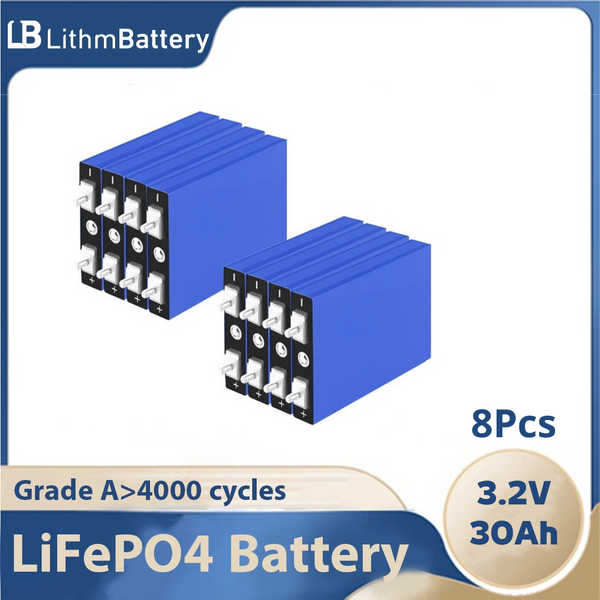 Lifepo4 Battery 12.8V 24V UPS e-bike AGV wheel chair 8pcs 3.2V 30Ah 