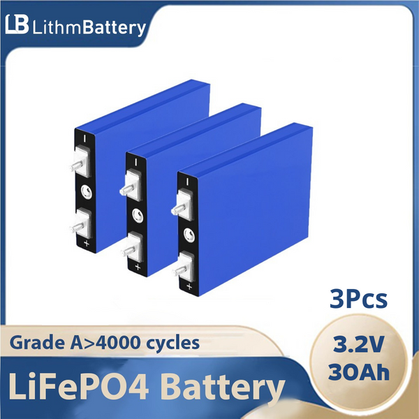 3PCS LiFePo4 3.2V 30AH 5C bateria diy 12V lifepo4 e-bike e scooter