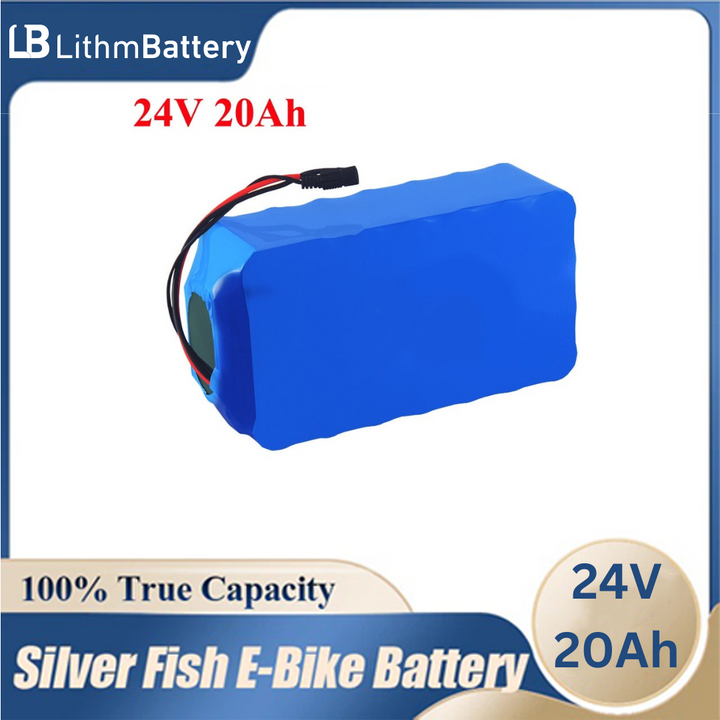 24v 20Ah lifepo4 battery pack 50A BMS 8S 25.6V 1000w