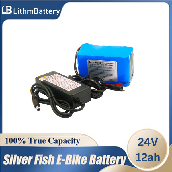 24V 4ah 6ah 8ah 10ah 12 lithium battery 25.2V 12ah