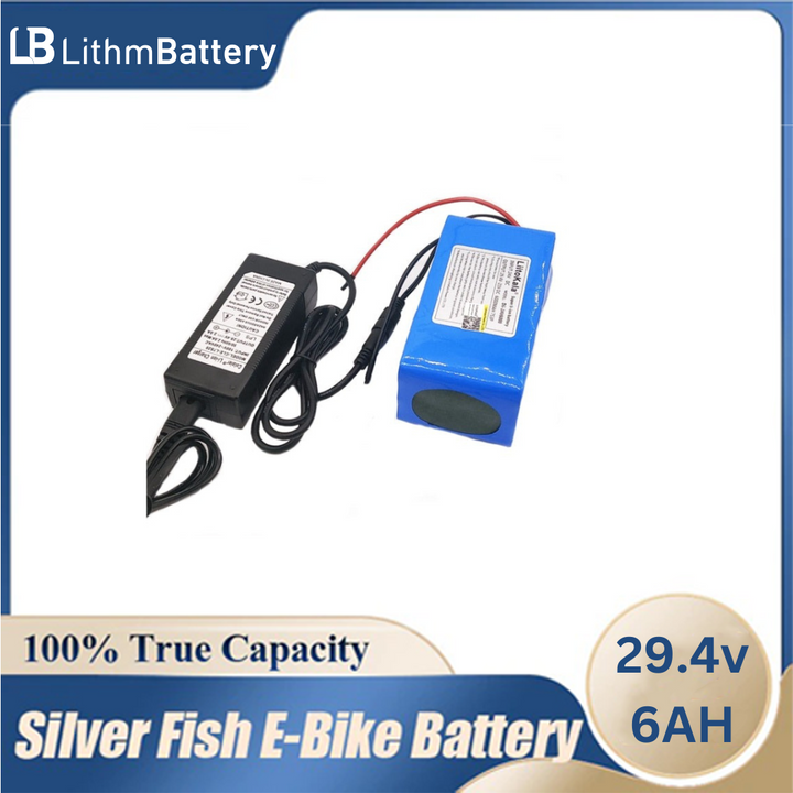 24V 6Ah 7S3P battery 24v E-Bicycle electric +29.4V2A