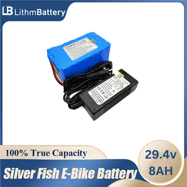 24V 8ah E_bicycle 29.4V 8000mAh 15A BMS 250W 24V 350W