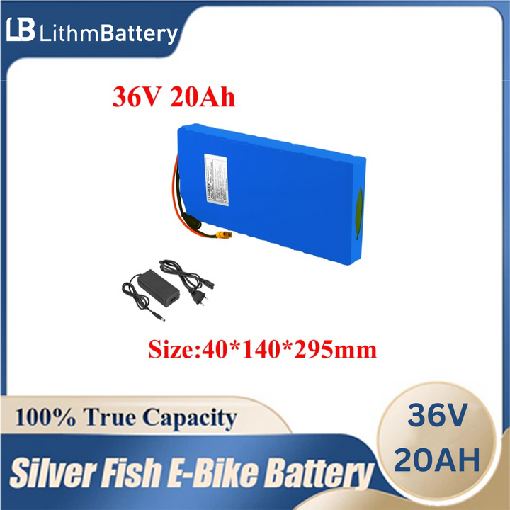 36V 20AH Bike Battery 20A Pack 36V XT60 plug 42V 2A charger