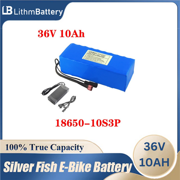 36v 10Ah 10S3P Rechargeable Battery E_Vehicle 36V 2A charger