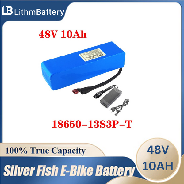 E-bike battery 48v 10ah li ion battery 1000w charger