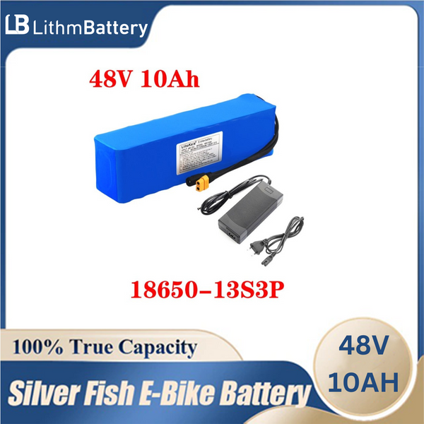 48V 10ah 2000W E_bicycle 50A BMS XT60 Plug+4.6V 2A charger