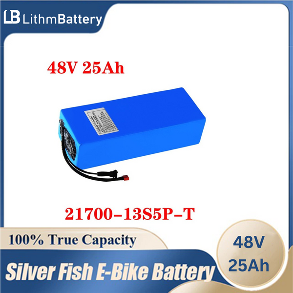 48V 25Ah Electric Bike Battery 21700 5000mAh 13S5P 1500W