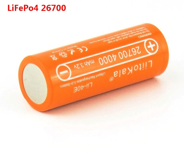 Lii-40E Lifepo4 26700 3.2v 4000mah battery 10A