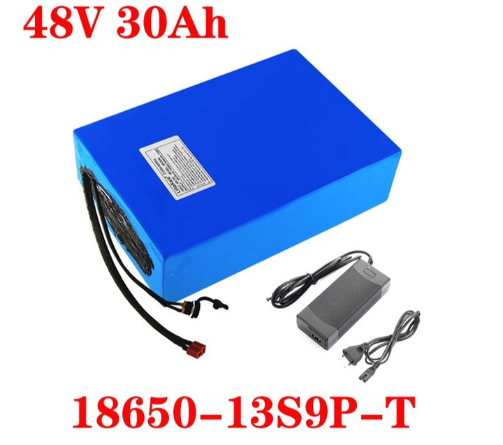 e-bike battery 48v 30ah li ion 1000w and charger