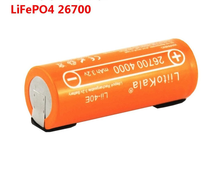 Lii-40E 3.2V 26700 rechargeable LiFePO4 battery pack 4000mah 24V