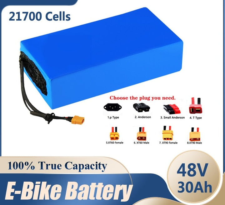 48V 30ah 35ah 20ah 25ah 40ah 50ah 45ah battery Electric bike