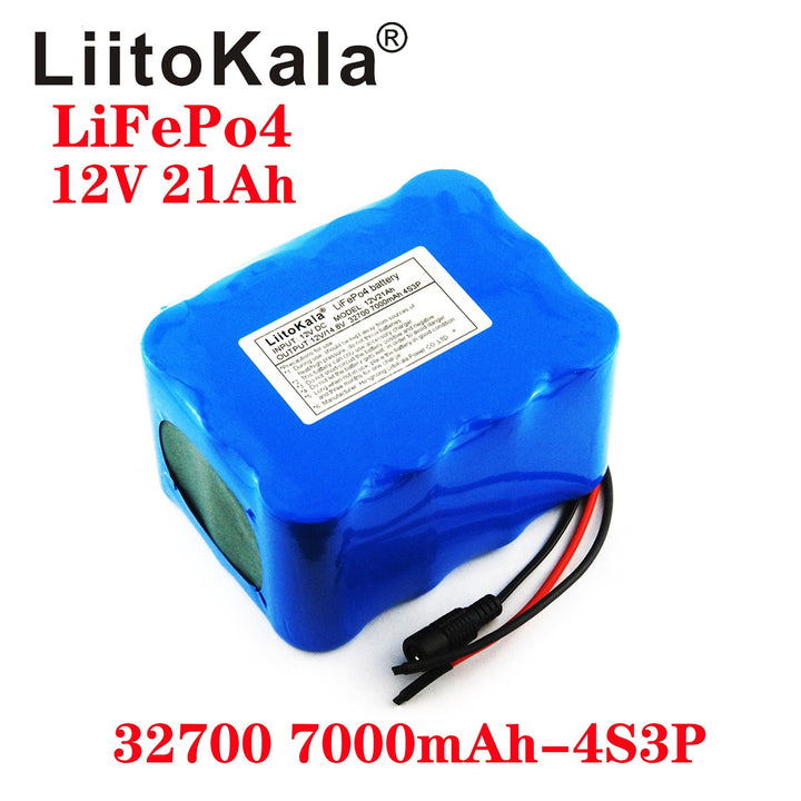 32700 Lifepo4 Battery Pack 4S3P 12.8V 21Ah 4S 20A 60A BMS
