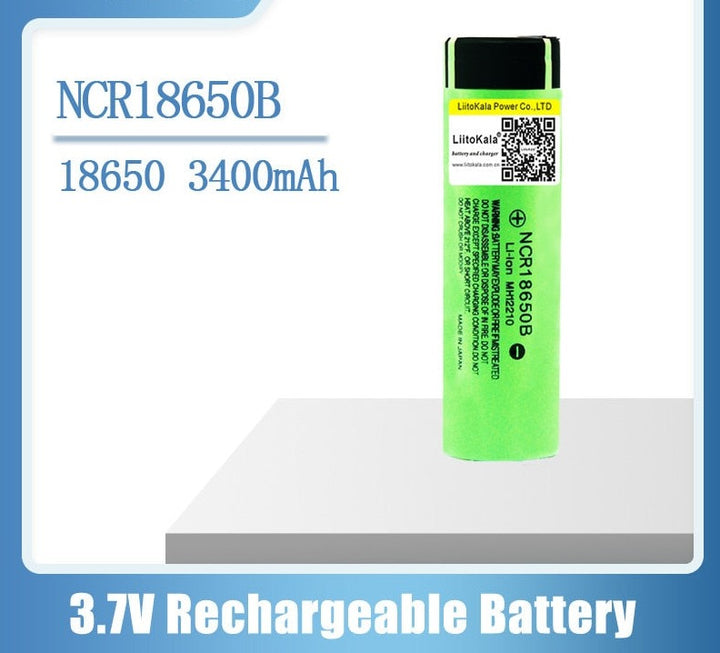 Lii-500 LCD battery Charger+ 4pcs NCR18650B 3.7v 3400mah