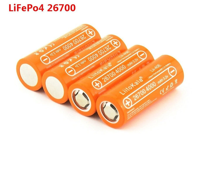 Lii-40E3.2V 26700 4000mAh Lifepo4 Rechargeable Battery