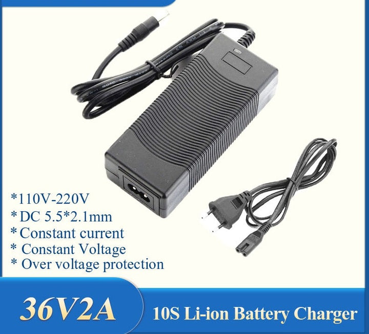 24V 36V 48V 6 Series-13 String Battery Charger 12.6V 29.4V 42V 54.6V DC 5.5*2.1mm