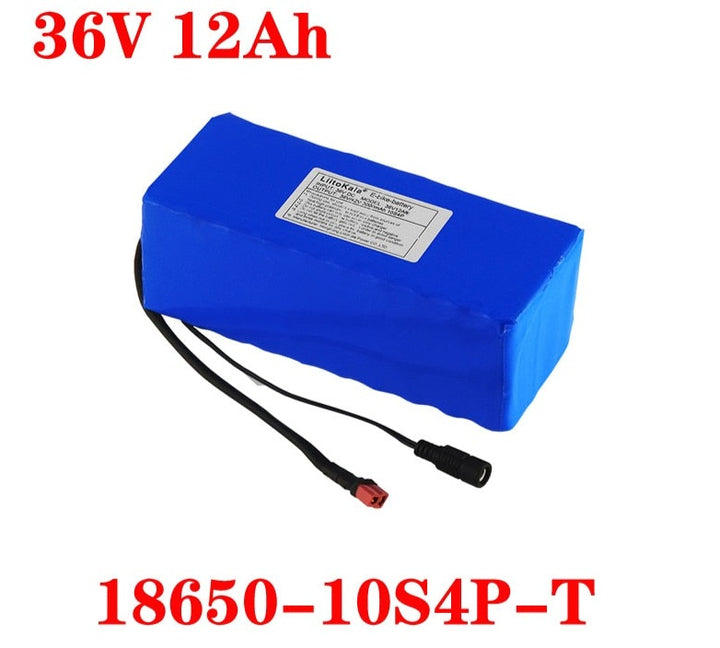 36V 6AH 8AH 10AH 12AH E_Bike Battery 20A BMS 36Volt 2A Charge