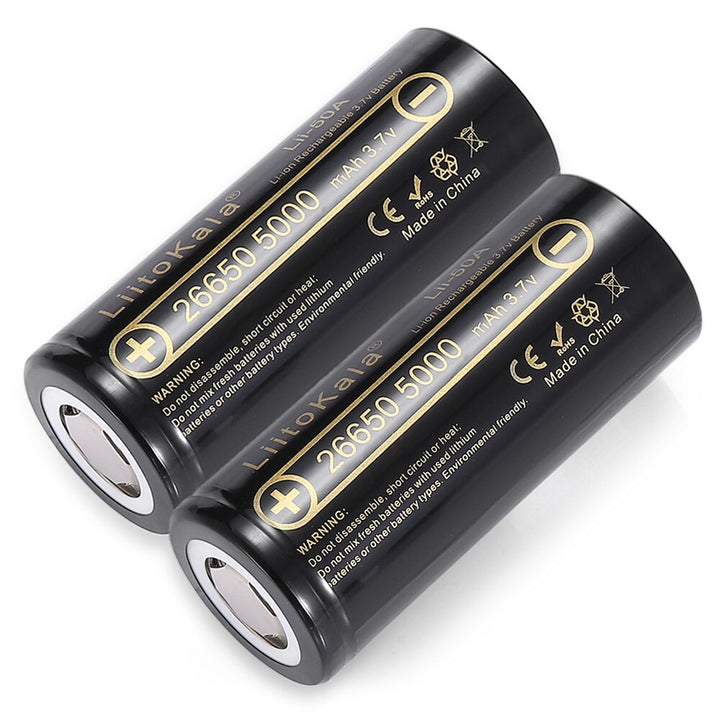 Lii-202 battery charger+2pcs Lii-50A 26650 5000mah 40-50A