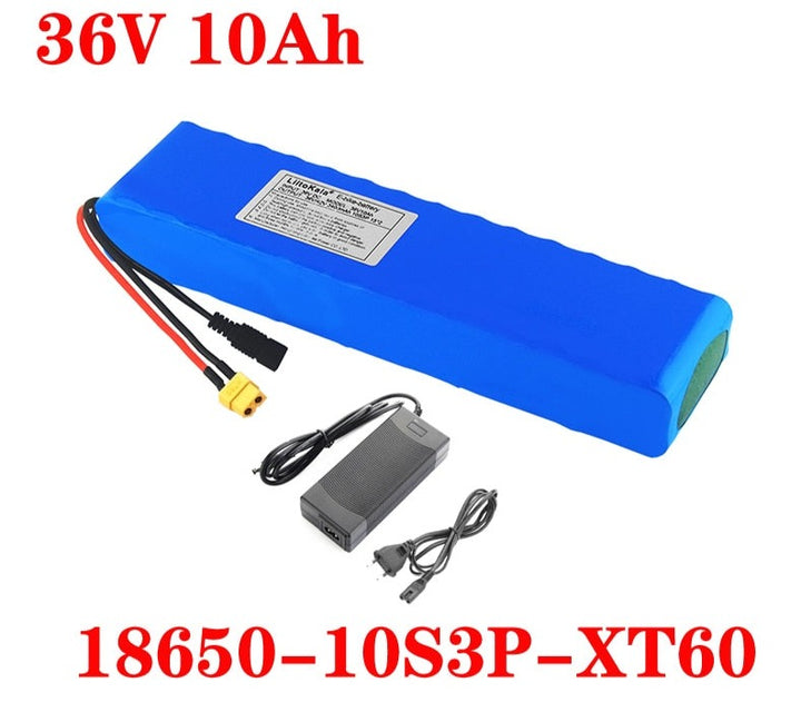 36V 10Ah 600watt 10S3P 15A m365 pro E_bicycle XT60 T Plug