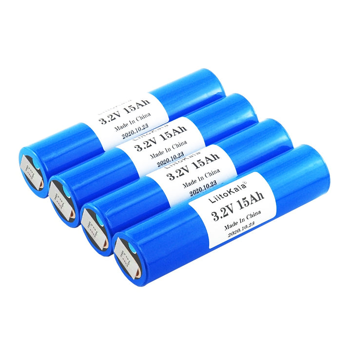 24 Pcs 3.2V 15Ah Lifepo4 Cell for RV Electric Car Energy Storage Battery