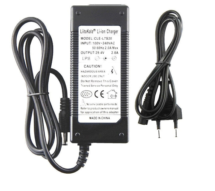 29.4V 2A 7S electric battery charger 24V 2A