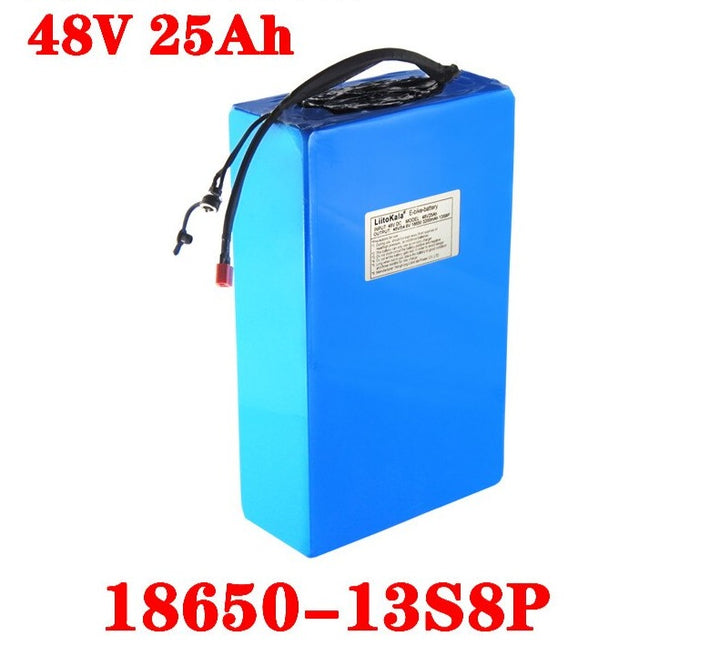 battery 48V25ah 48V 25AH 1000W E_bicycle 50A BMS+54.6V 2A charger