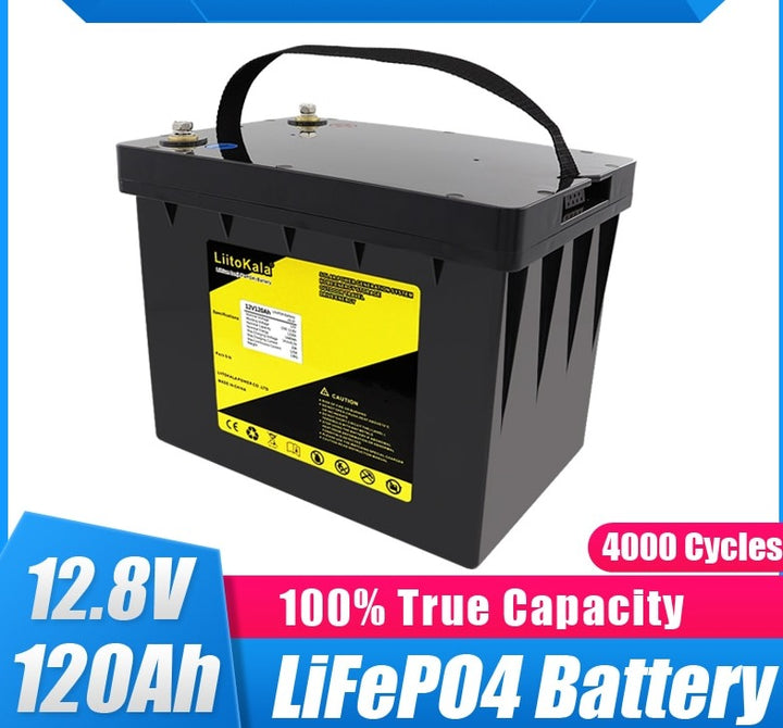 12V 100Ah 120Ah LiFePO4 Battery 12.8V Power Battery 3000 Cycles For RV