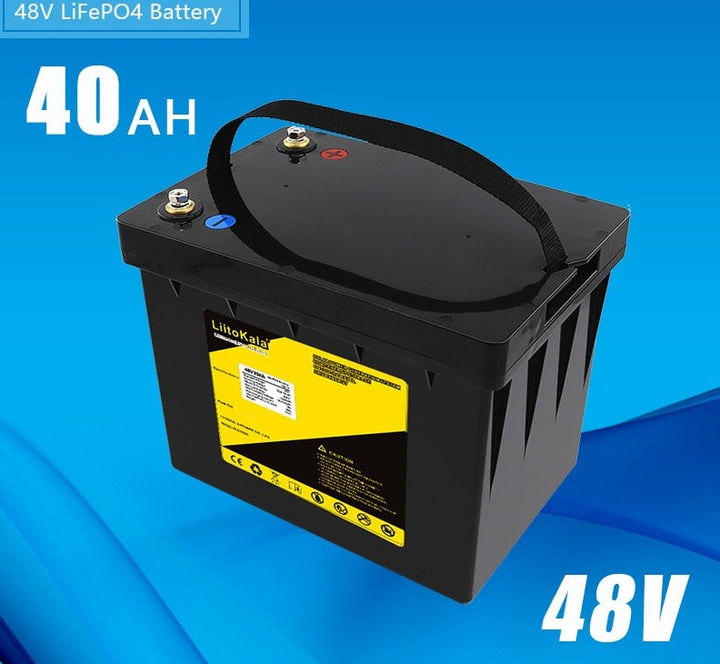 48V 30Ah 40Ah LiFePO4 battery 30A BMS 1500w electric bicycle