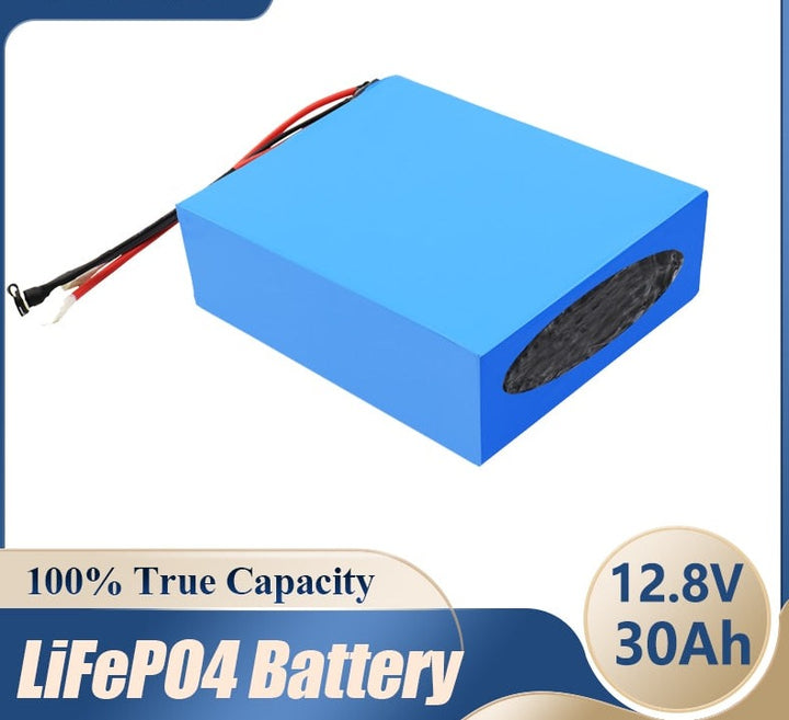 12V 12.8V 30Ah LiFePO4 battery 12V 30Ah with BMS light+10A charger